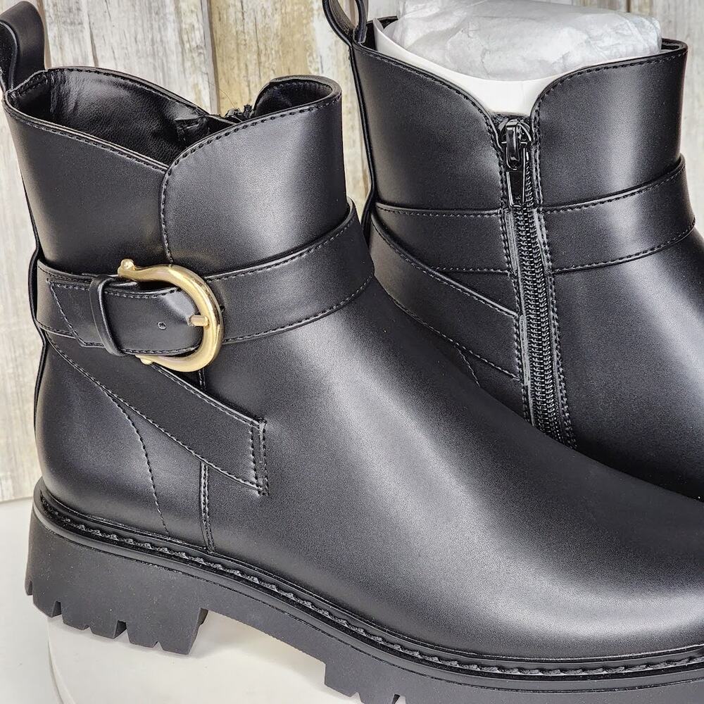 NEW - Giani Bernini Women's Jaynaa Memory Foam Lug Sole Ankle Booties - Size 6 M - Picture 10 of 12